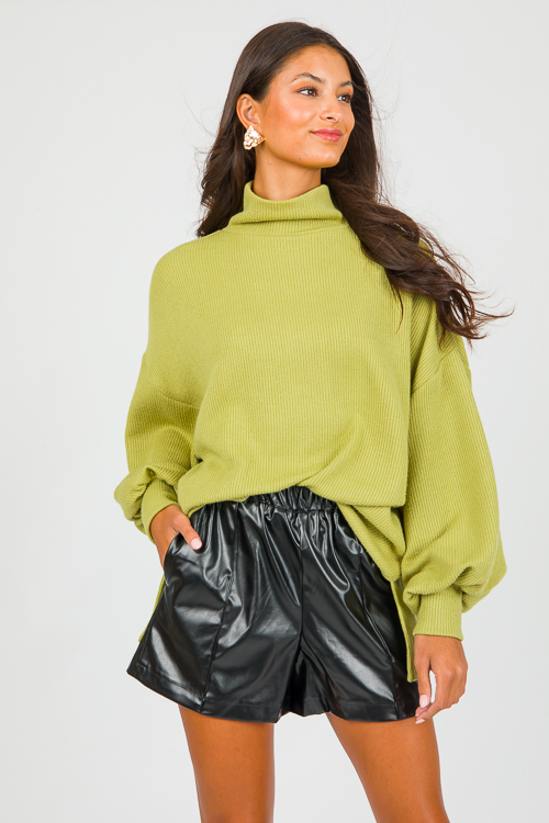 Mandy Rib Sweater, Green