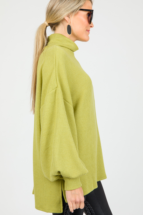 Mandy Rib Sweater, Green