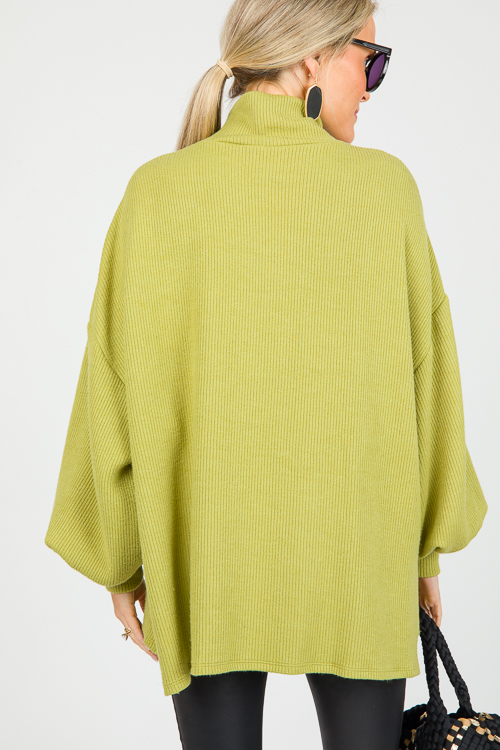Mandy Rib Sweater, Green