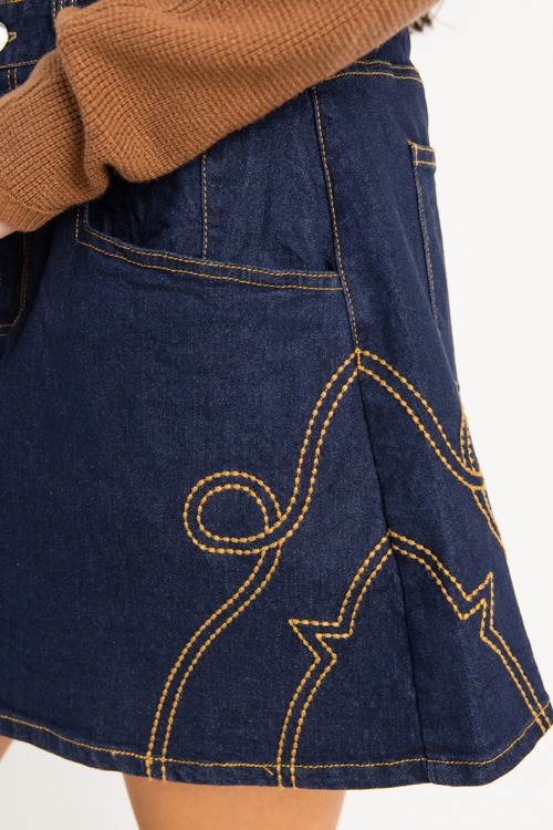 Western Flare Denim Skirt, Dark - 0908-81.jpg