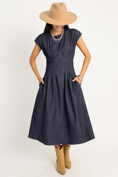 Griffin Denim Midi