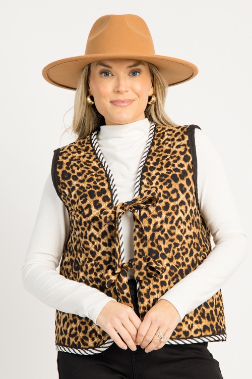 Leopard Stripe Trim Vest, Latte - 0909-132.jpg