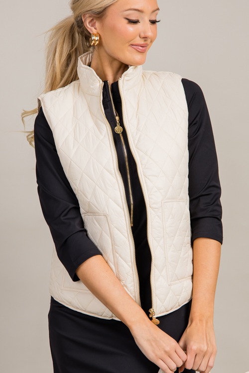 Gold Zip Quilted Vest, Tan - 0909-58.jpg