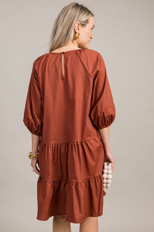 Bow Detail Tiered Dress, Rust - 0909-8-Edit.jpg