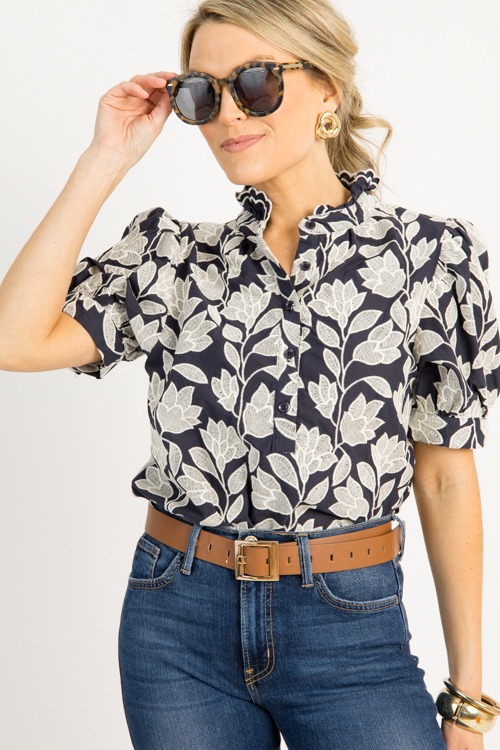 Embroidered Blooms Top, Navy - 0909-82h.jpg