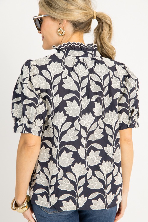 Embroidered Blooms Top, Navy - 0909-83.jpg