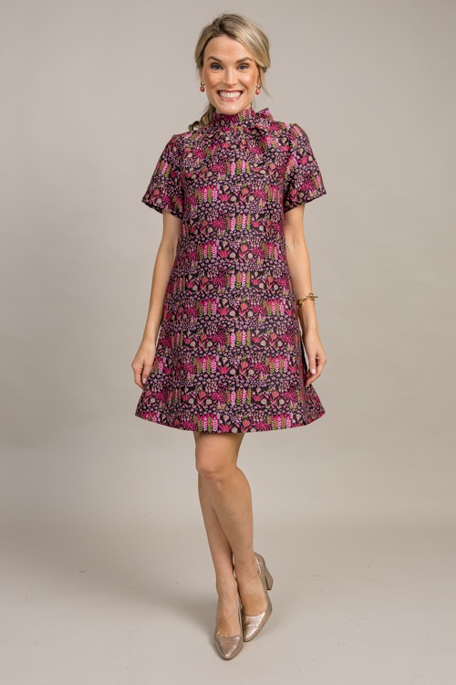 Floral Vision Dress, Black - 0910-123.jpg