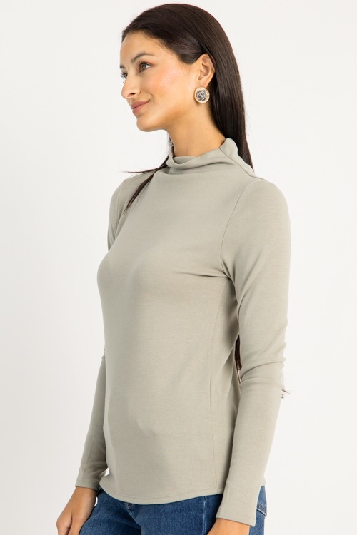 Go-To Mock Neck Top, Sage - 0910-174.jpg