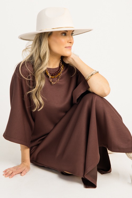 Soft Dolman Maxi, Brown