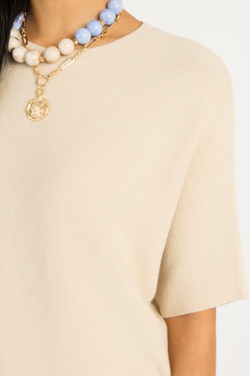 Short Sleeve Dolman Sweater, Oatmeal - 0910-193.jpg