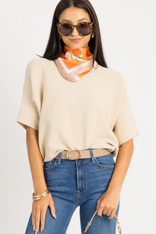 Short Sleeve Dolman Sweater, Oatmeal - 0910-194.jpg