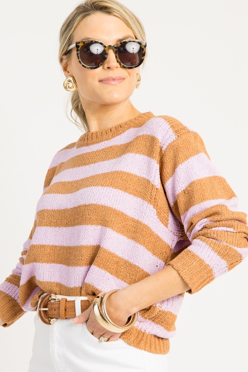 Scottie Stripe Sweater, Camel/Lilac - 0910-37.jpg