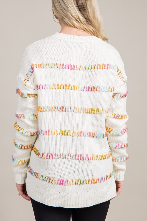 Multi Stitch Stripe Sweater, Wh - 0910-48.jpg