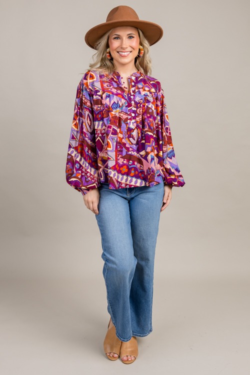 Maria Button Blouse, Purple Mul - 0910-61.jpg