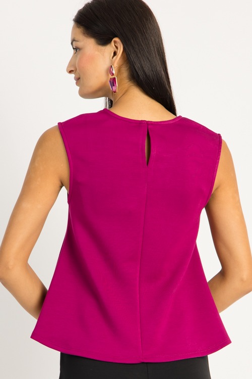 Soft Knit Peplum Top, Plum - 0910-71.jpg
