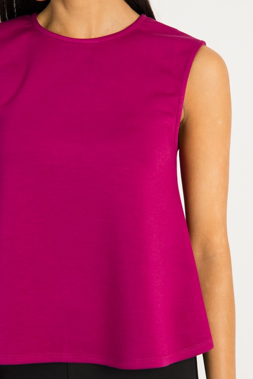 Soft Knit Peplum Top, Plum - 0910-72.jpg
