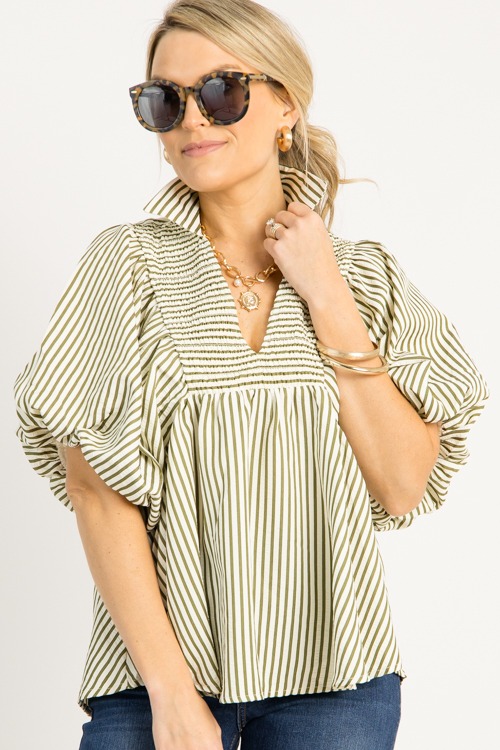Carter Stripe Top, Olive - 0910-82.jpg
