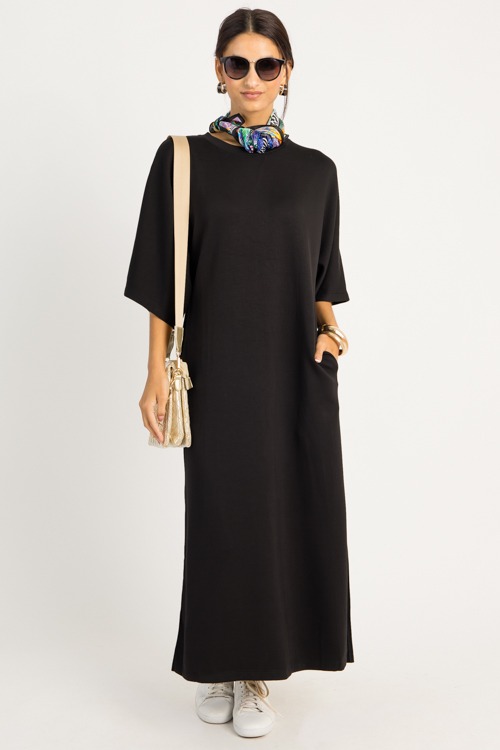 Soft Dolman Maxi, Black