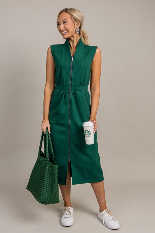 Zip Up Knit Midi, H. Green - 0911-101.jpg