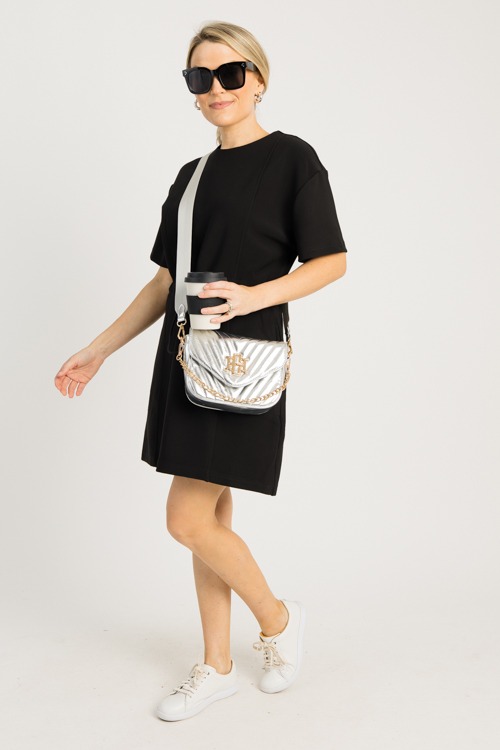 Cinch Waist Knit Dress, Black - 0911-101h.jpg