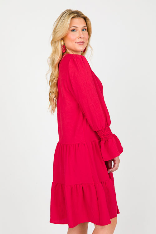 Debrah Dress, Red