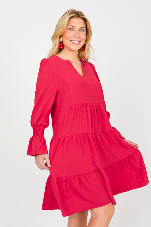 Debrah Dress, Red