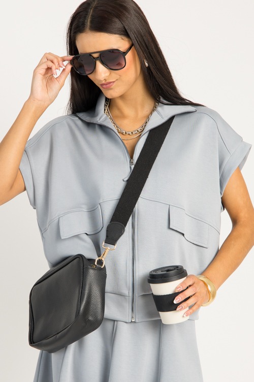Heaven Sent Butter Jacket, Gray Blue
