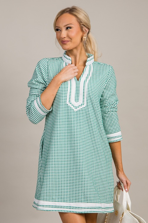 Squared Away Knit Dress, Green - 0911-48.jpg