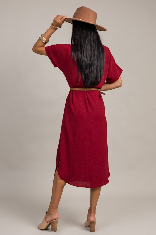 Shirt Dress Midi, Burgundy - 0912-13.jpg