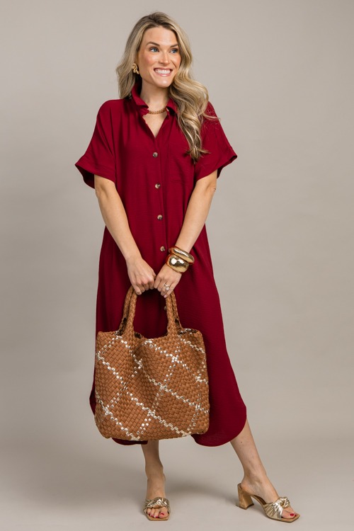 Shirt Dress Midi, Burgundy - 0912-15.jpg