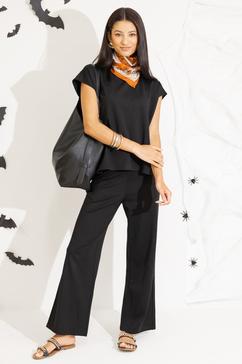 Simple Knit Set, Black