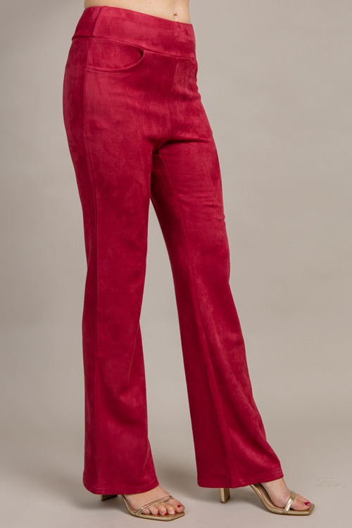 Luxe Suede Pants, Burgundy - 0912-2.jpg