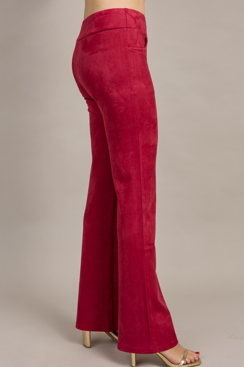 Luxe Suede Pants, Burgundy - 0912-3.jpg