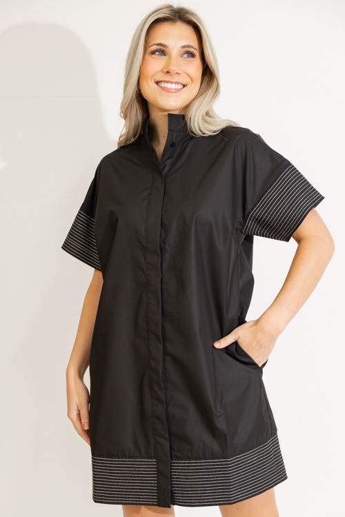 Stitch Contrast Button Dress - 0912-510.jpg