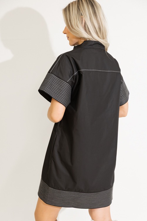 Stitch Contrast Button Dress - 0912-521.jpg