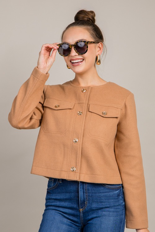 Alaya Jacket, Tan