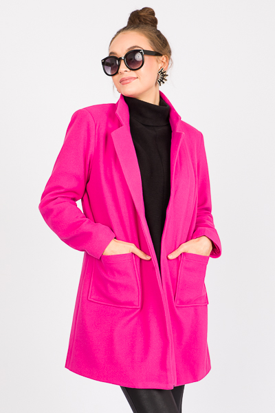 Penelope Coat, Hot Pink