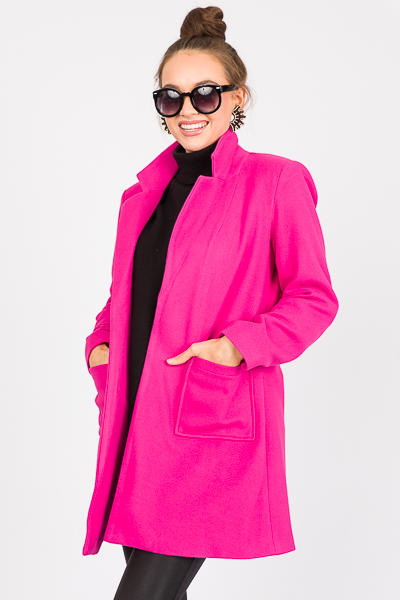 Penelope Coat, Hot Pink