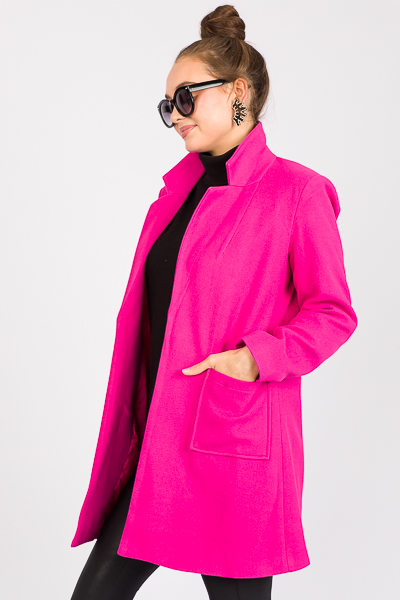 Penelope Coat, Hot Pink