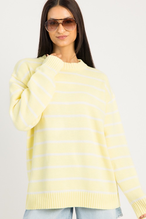 Lemonade Stripe Sweater