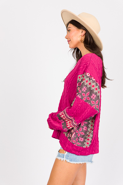 Magenta In The Mountains Tunic