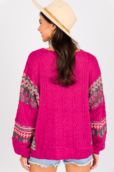 Magenta In The Mountains Tunic