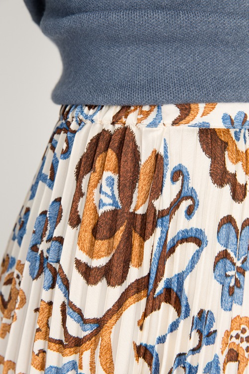 Pleated Print Maxi Skirt, Ivory - 0915-99.jpg