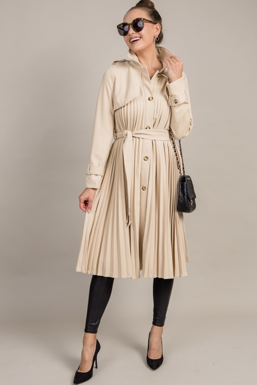 Pleated Trench Coat, Beige - 0916-105.jpg