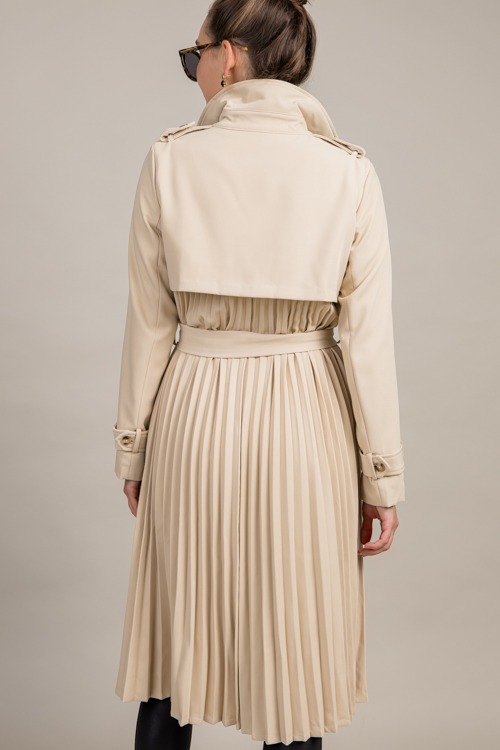 Pleated Trench Coat, Beige - 0916-108.jpg