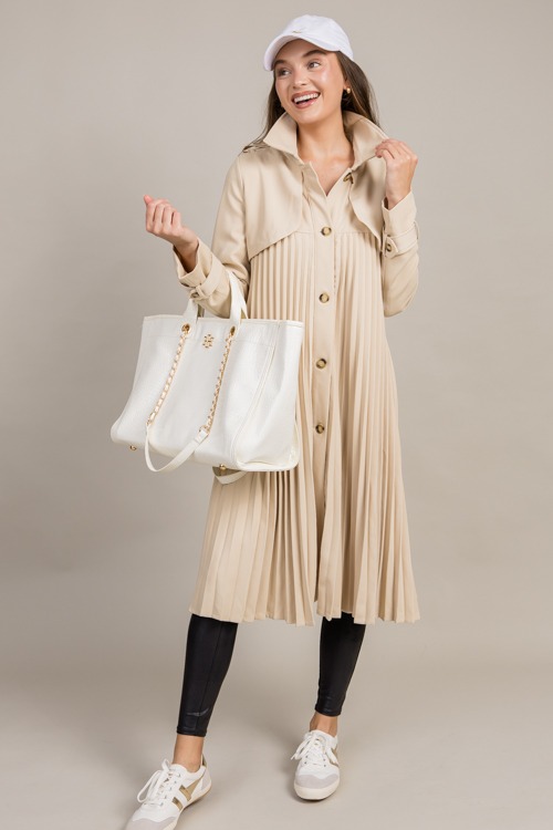 Pleated Trench Coat, Beige - 0916-109.jpg