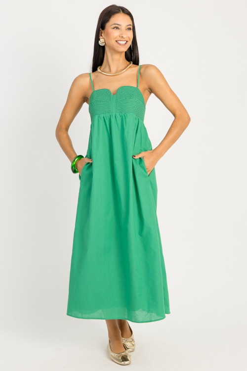 Stitched Bustier Midi, Emerald - 0916-27.jpg