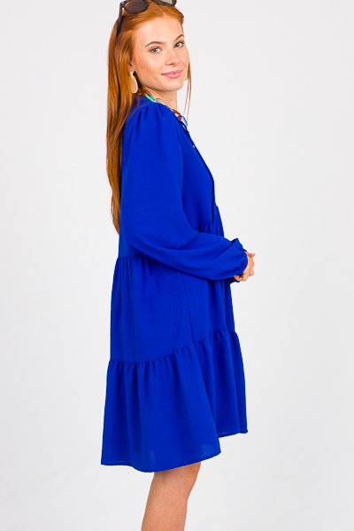 Essential Babydoll Dress, Royal