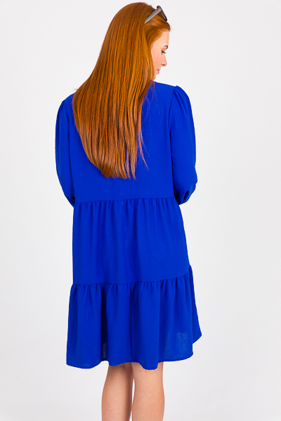 Essential Babydoll Dress, Royal