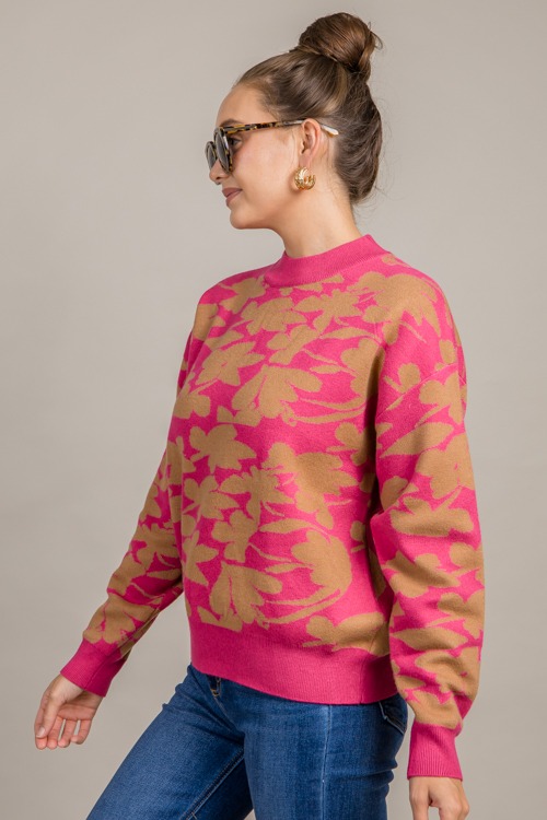 Joy Floral Sweater, Mag/Taupe - 0917-110.jpg